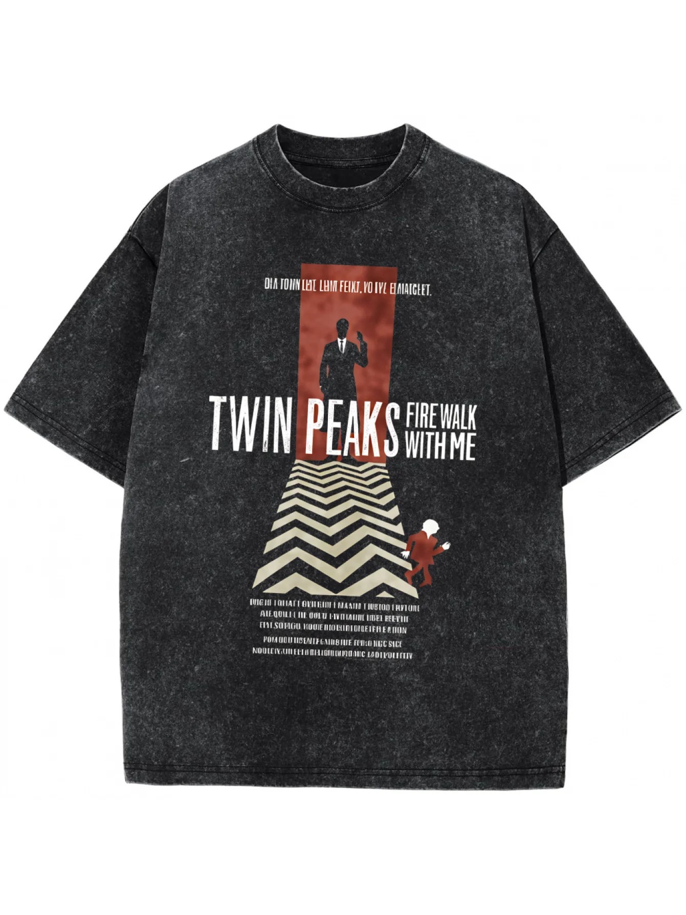 Twin Peaks TV Show Washed Over - Poster Men Fashion review and price