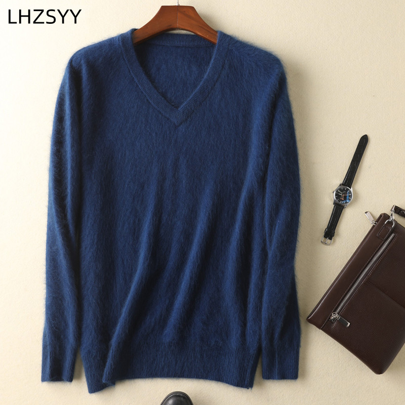 LHZSYY Men's 100% Mink Cashmer - Knitted Cardigan Men review and price