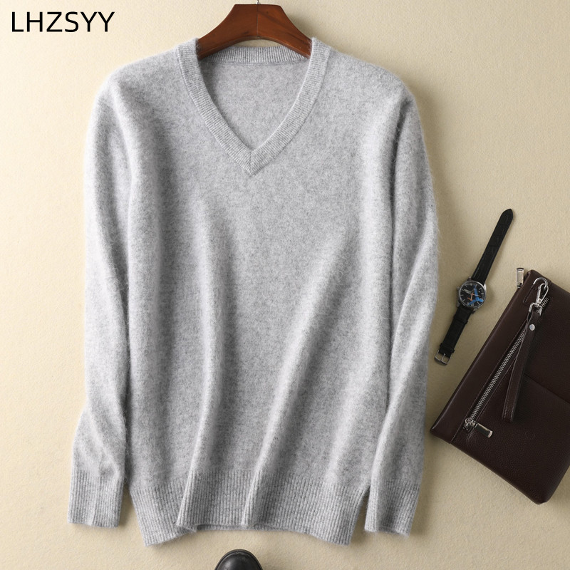LHZSYY Men's 100% Mink Cashmer - Knitted Cardigan Men review and price