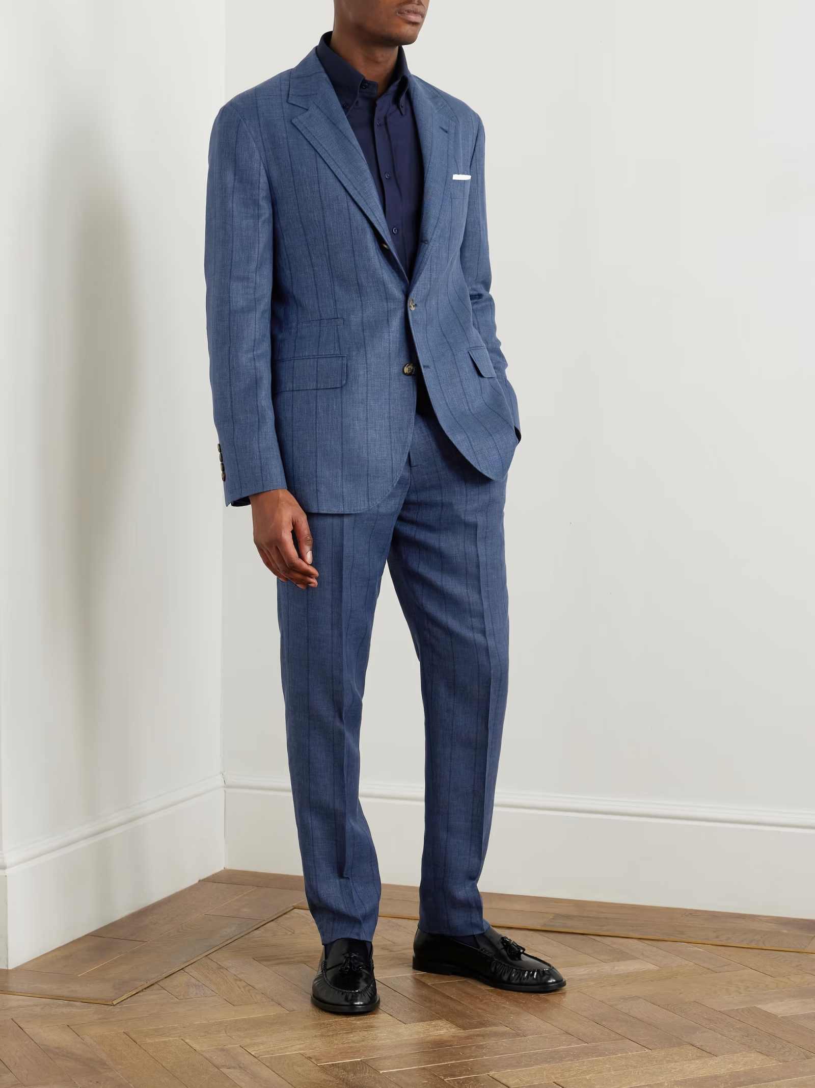 Modern Stripe Men Suits 2 Piec - Corduroy Jacket Men review and price