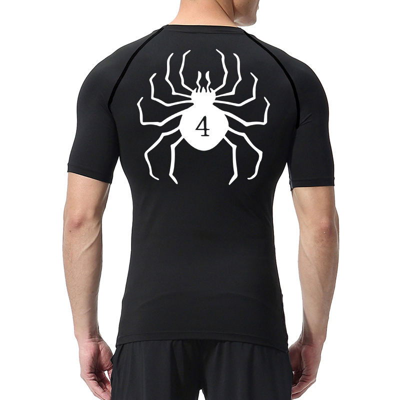 Spider Print Compression Shirt - Compression Shirt Workout review and price