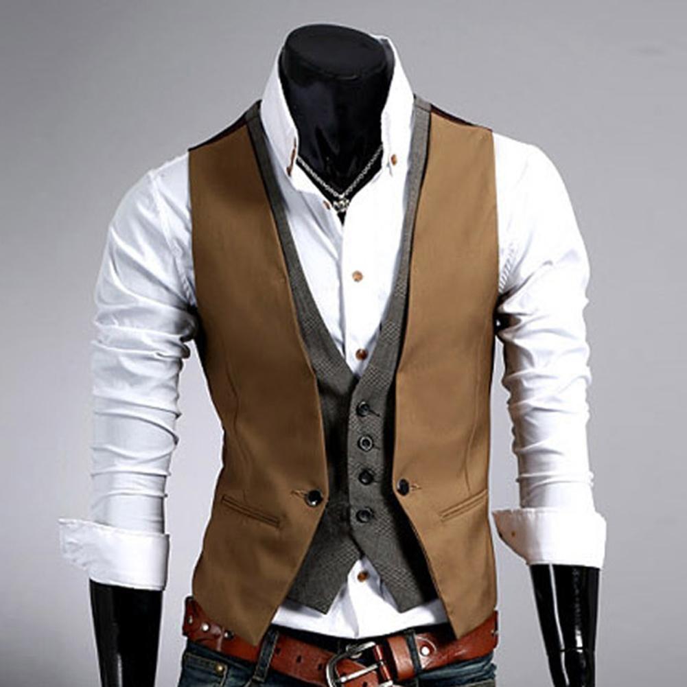 Men Formal Waistcoat Vest Busi - Formal Waistcoat Vest review and price