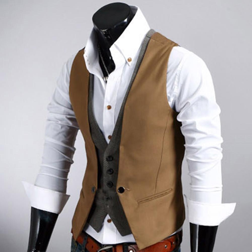 Men Formal Waistcoat Vest Busi - Formal Waistcoat Vest review and price