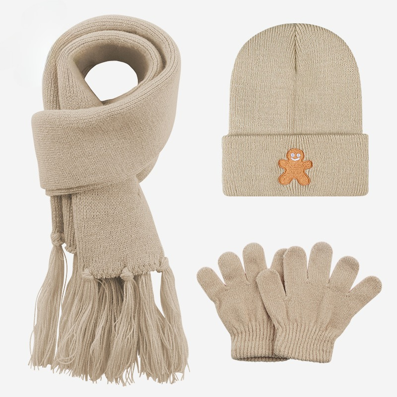 Soft Knitted 3Pcs Toddler Hat  - Mens Xmas Fashion review and price