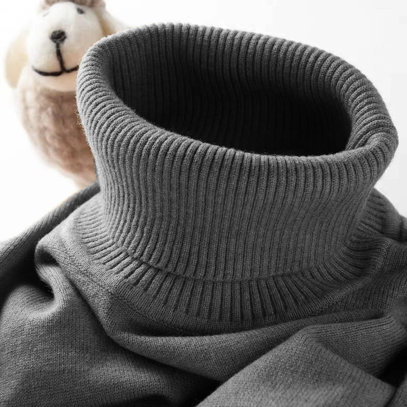 Mens Turtleneck Sweater Slim F - Knitted Cardigan Men review and price