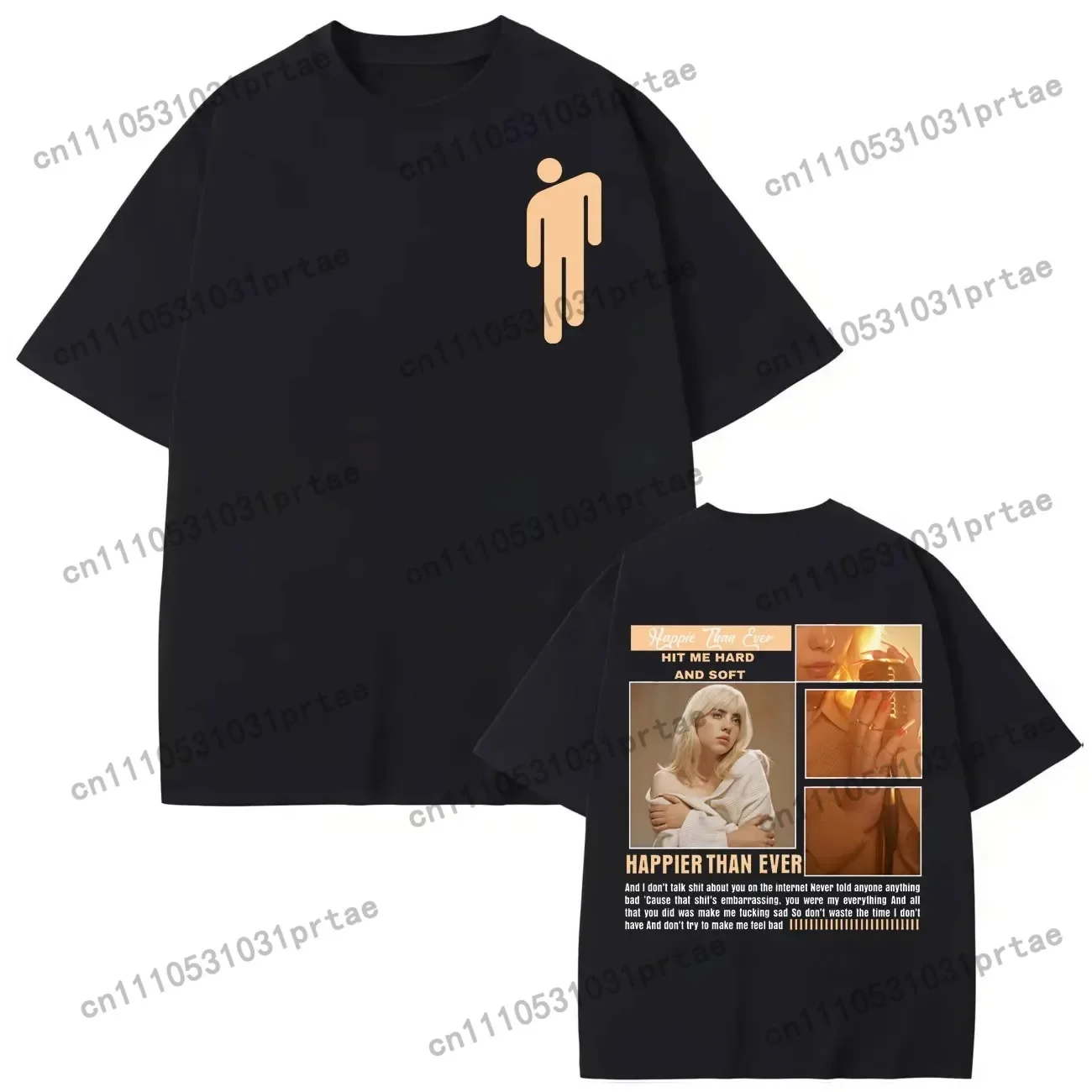 Billie Eilish Hit Me Hard and  - Poster Men Fashion review and price