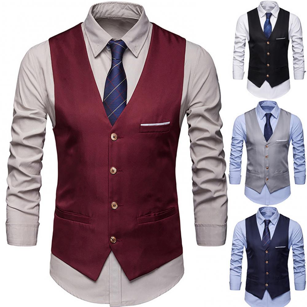 Dress Vests For Men Slim Fits  - Formal Waistcoat Vest review and price