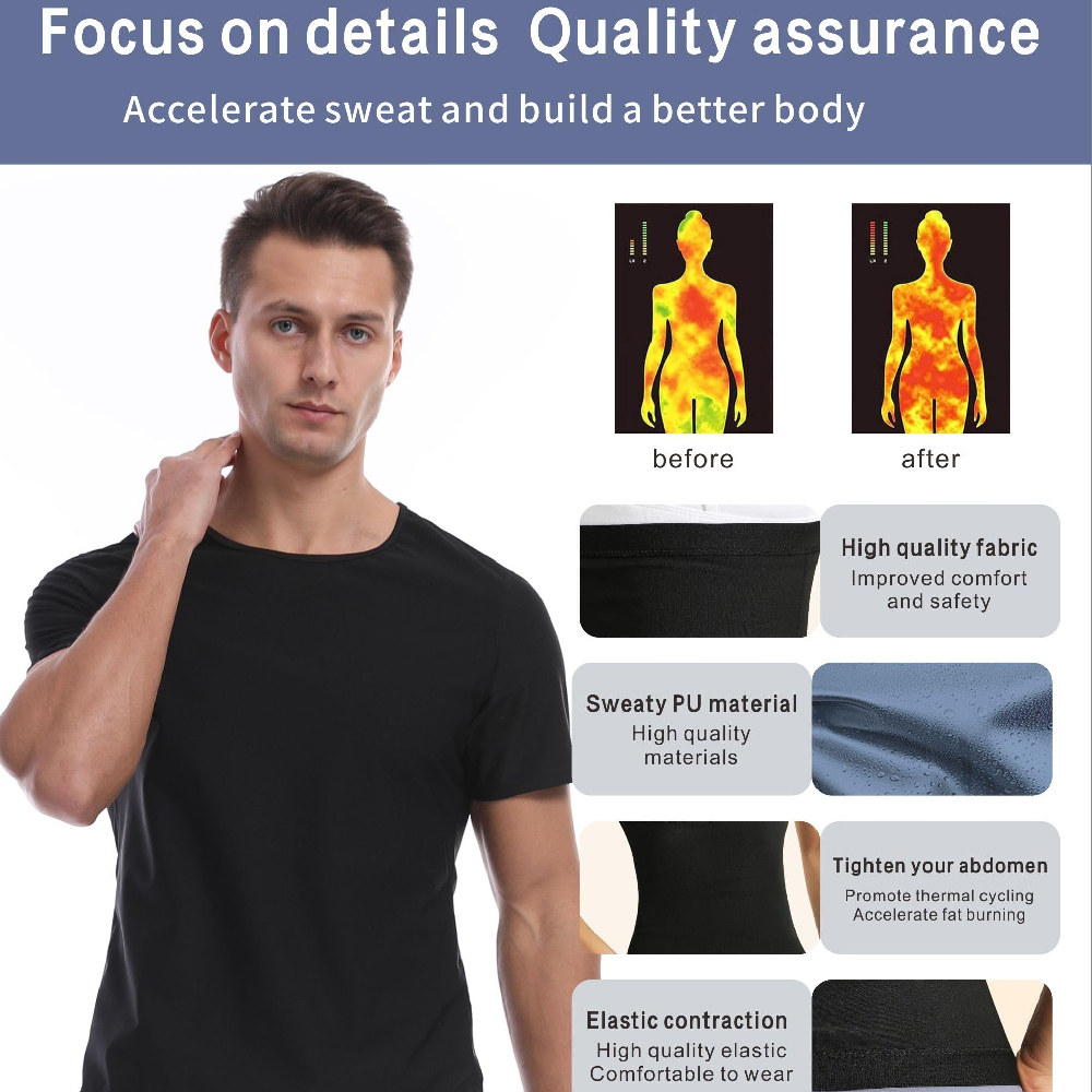 1PC Compression Sauna Shirt fo - Compression Shirt Workout review and price