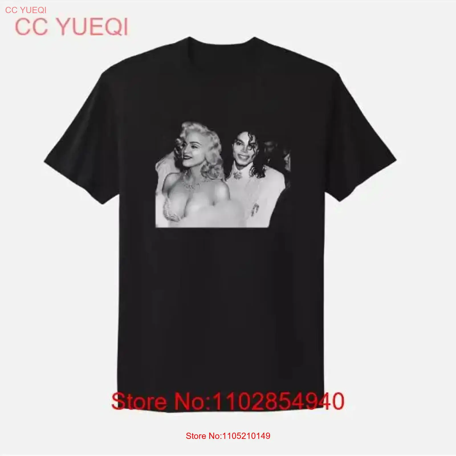Madonna and Michael Jackson T  - Poster Men Fashion review and price