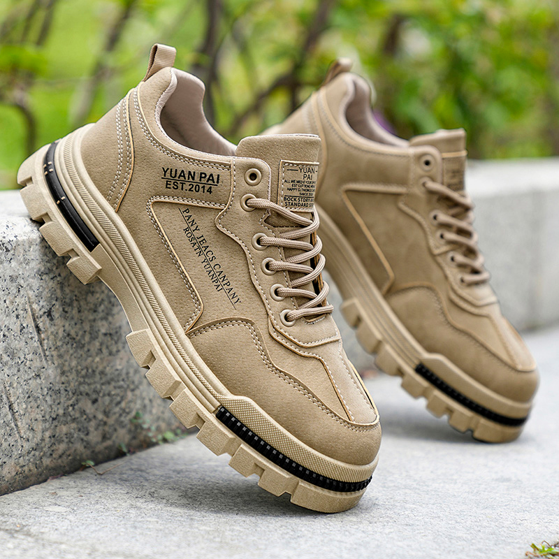 Men's Thick Sole Work Boots No - Men'S Fashion Hiking Boots review and price