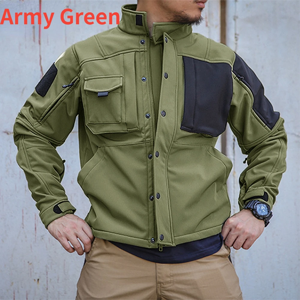 Men's Tactical Sets Winter Sha - Corduroy Jacket Men review and price