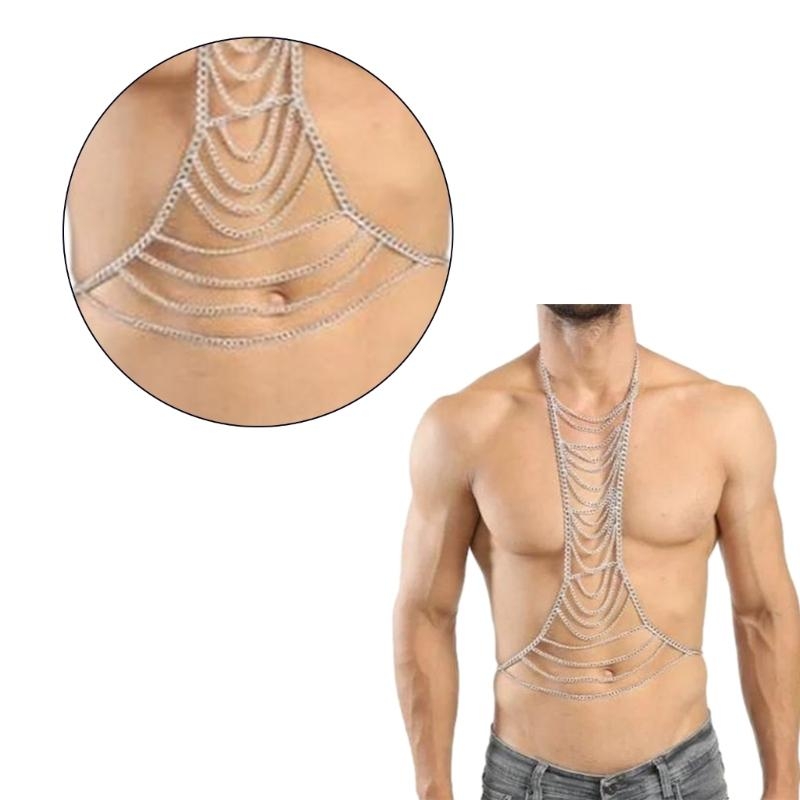 Y5GC Punk Body Chain Harness f - Fashion Harness Men review and price