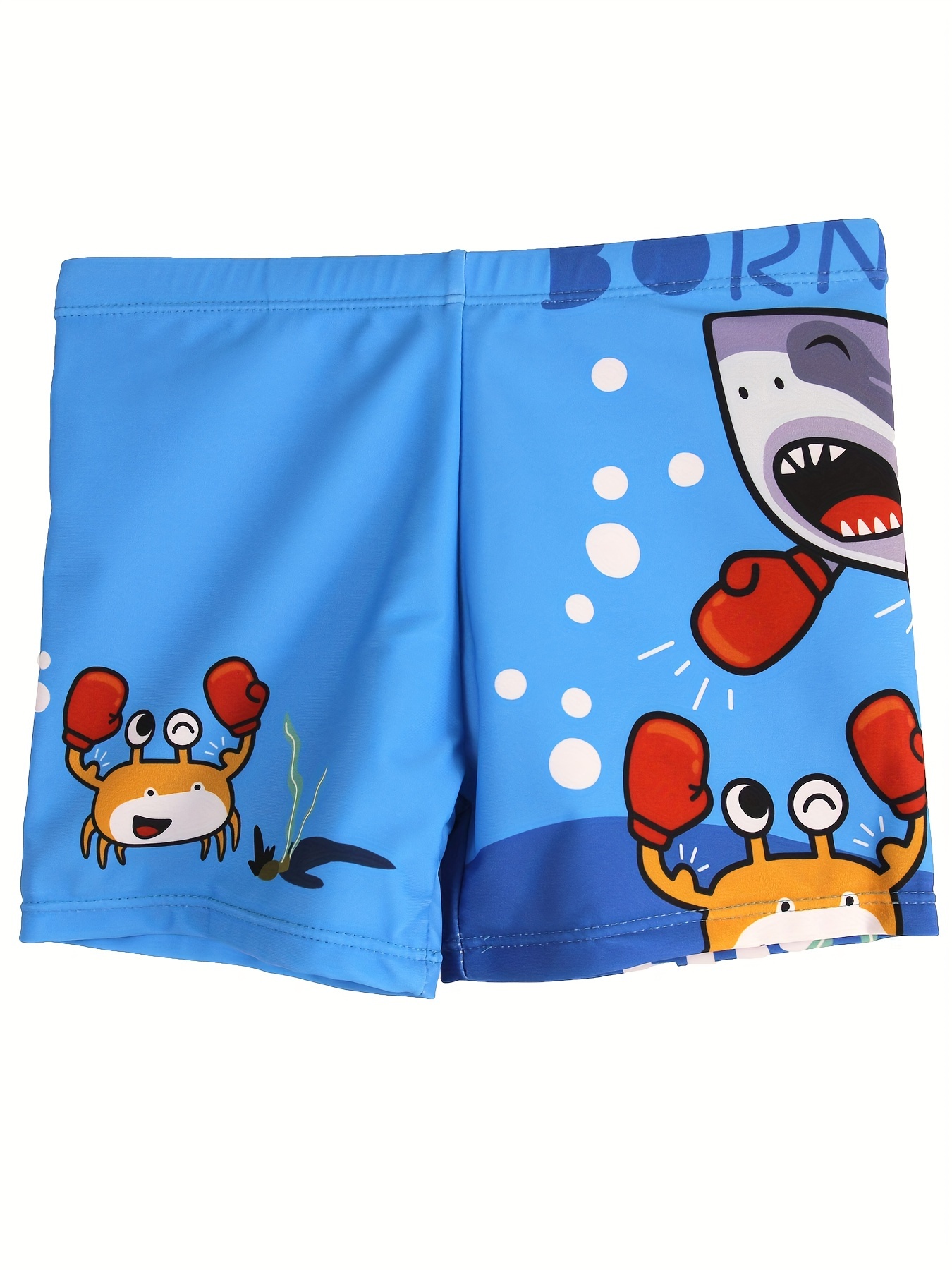 Cartoon Boxing Crab And Shark  - Swim Trunk Shorts review and price